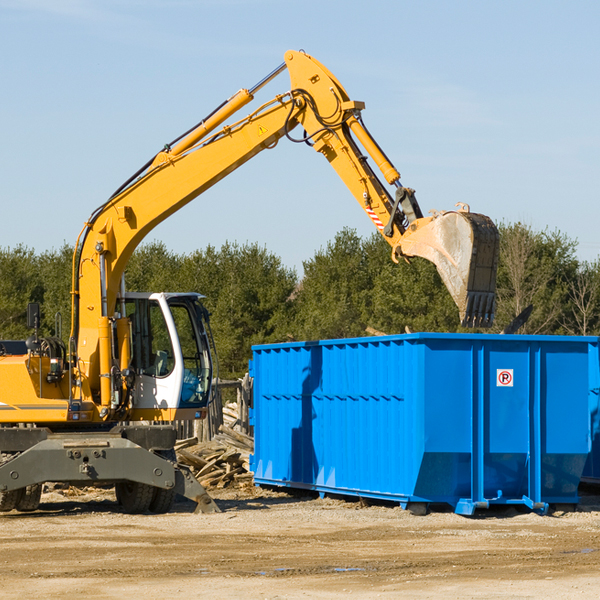 is there a minimum or maximum amount of waste i can put in a residential dumpster in Burson CA